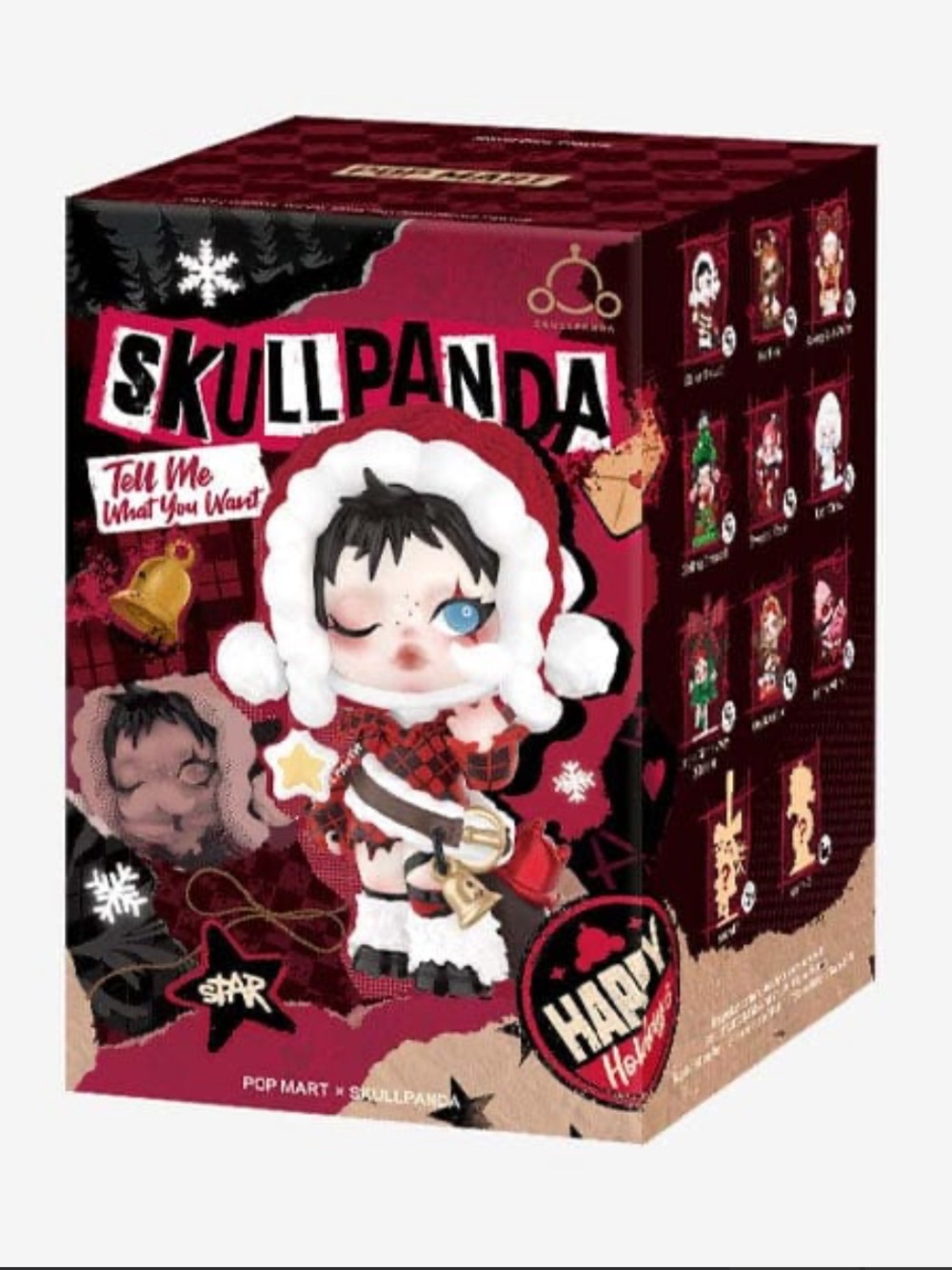 Skullpanda Tell Me What You Want Series “Sweetest Rebel” Christmas Figure - Picture 3 of 13